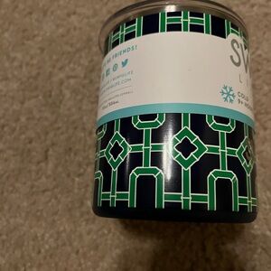 Swig stainless blue green 12oz lowball cocktail glass